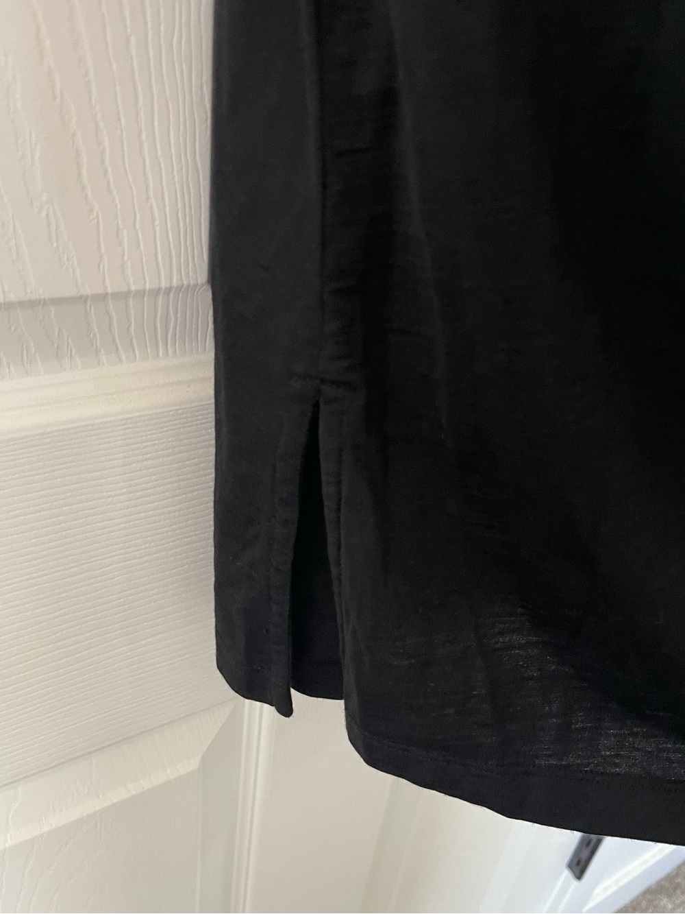 Women’s Wool& Sofia Fit & Flare Merino Wool Sleeveless Midi Dress Black Size M - Picture 8 of 9